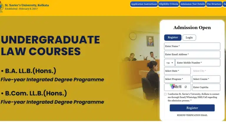 St. Xavier's University XLAT 2026: Law Admission Test Registration Underway 33 St. Xavier's University XLAT 2026: Law Admission Test Registration