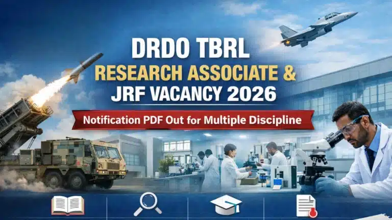 TBRL Research Associate and JRF Vacancy 2026 Notification PDF Out for Multiple Discipline 37 TBRL Research Associate and JRF Vacancy 2026
