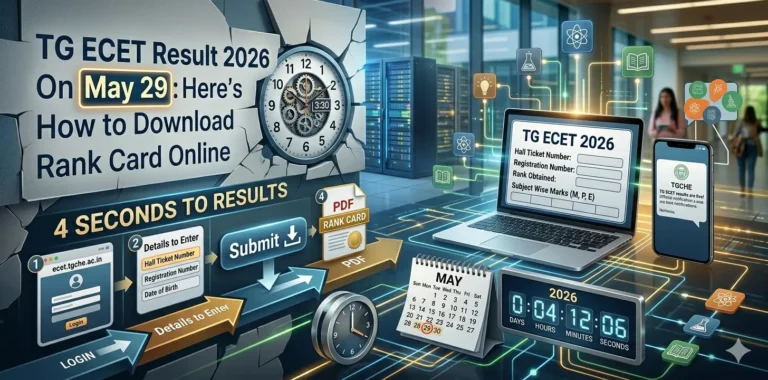 TG ECET Result 2026 OUT, Direct Rank Card Download Link Active at ecet.tgche.ac.in 15 TG ECET Result 2026