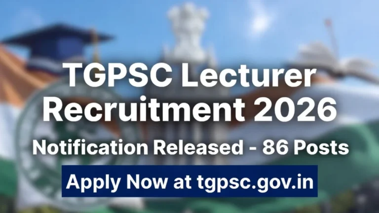 TGPSC Lecturer Recruitment 2026 Notification Released for 86 Posts at tgpsc.gov.in - Check Vacancy Details and More 37 TGPSC Lecturer Recruitment 2026