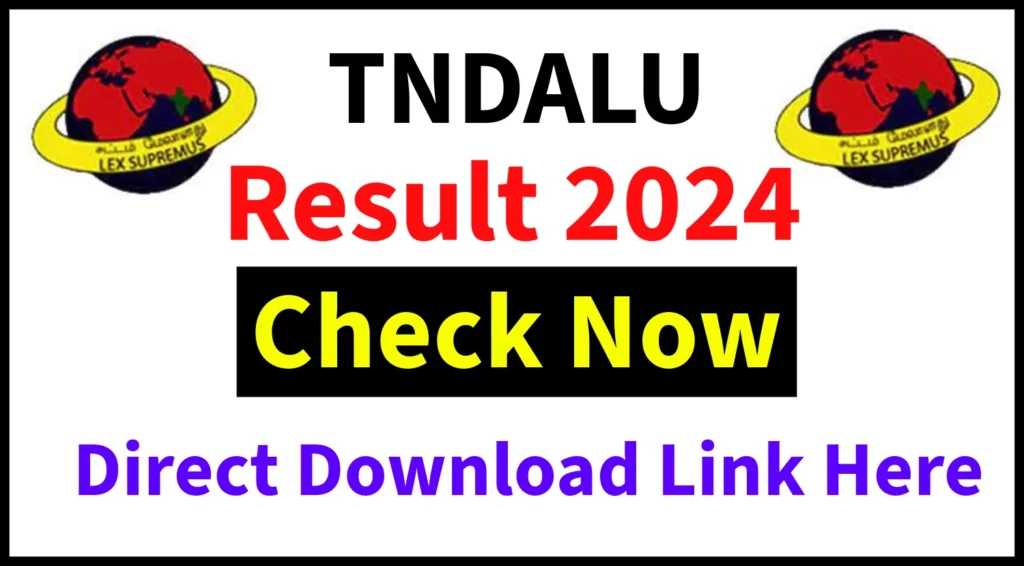 TNDALU Result 2024