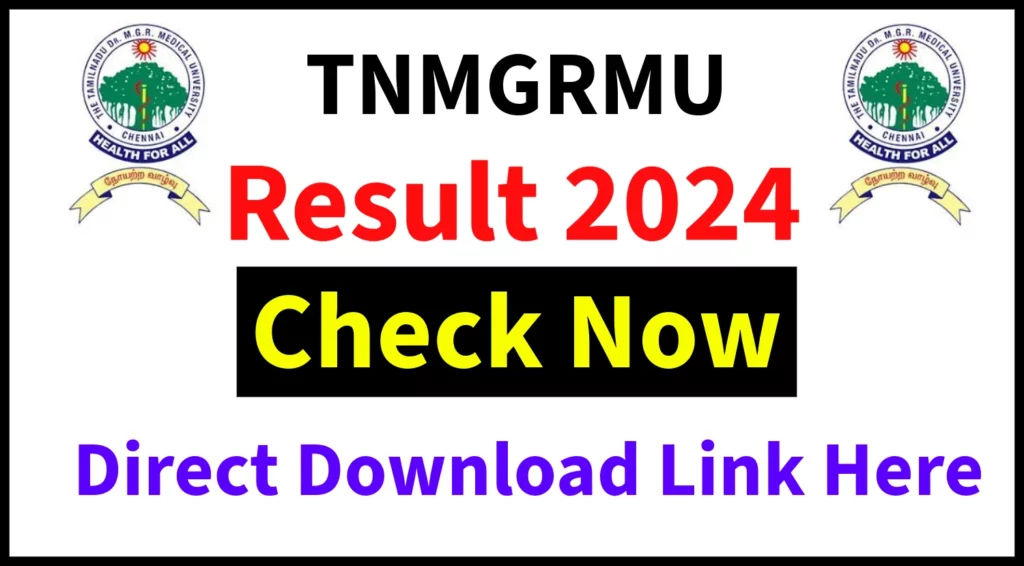 TNMGRMU Result 2024