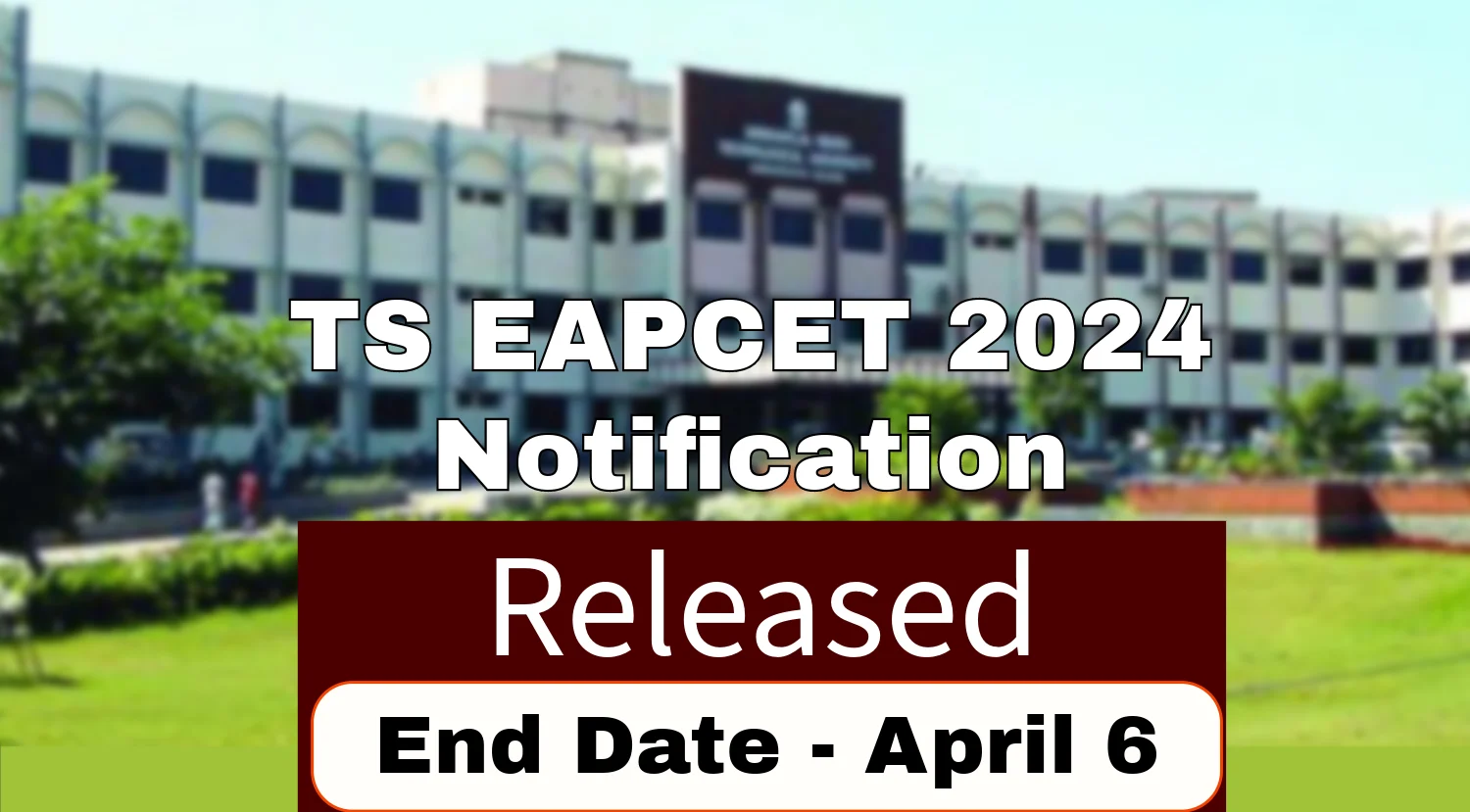TS EAPCET 2024 Notification Out