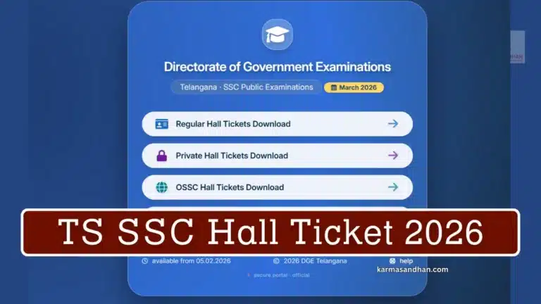TS SSC Hall Ticket 2026 Released, Download Telangana Class 10 Admit Card for Regular, Private, OSSC and Vocational 10 TS SSC Hall Ticket 2026