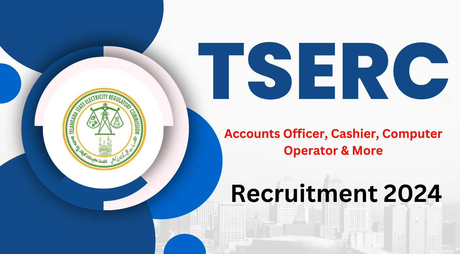 TSERC Recruitment 2024