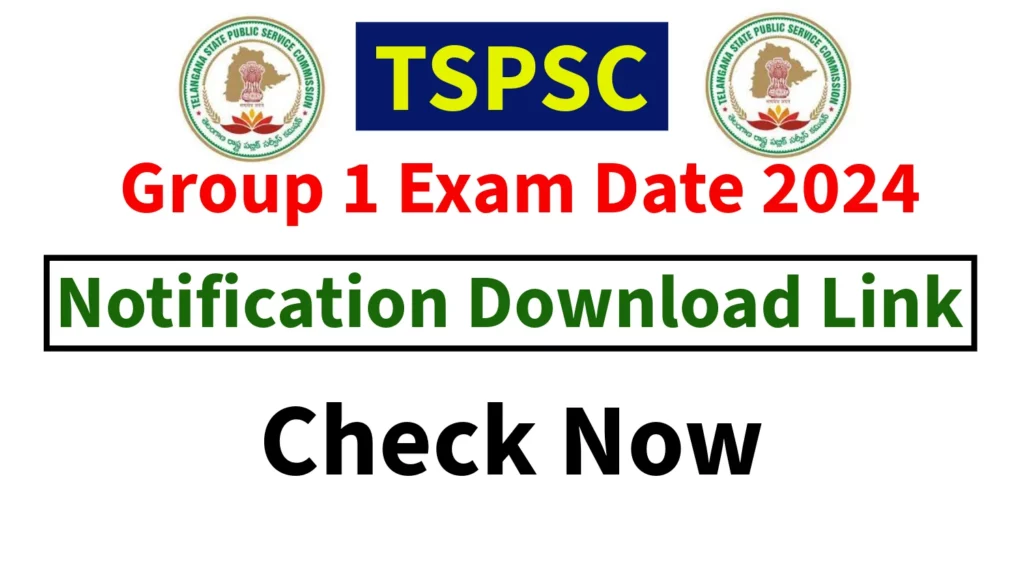 TSPSC Group 1 Exam Date 2024