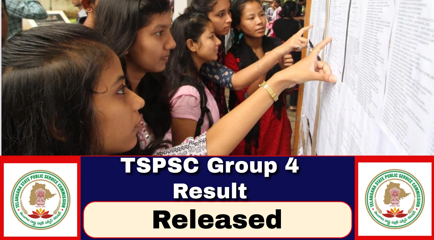 TSPSC Group 4 Result 2023 Out, Direct Download Link and Cut-Off Marks Here