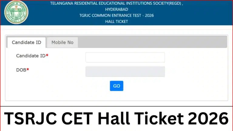 TSRJC CET Hall Ticket 2026 Released, Download Telangana Common Entrance Test Admit Card @ tgrjc.cgg.gov.in 33 TSRJC CET Hall Ticket 2026