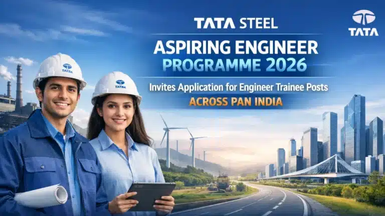 Tata Steel Aspiring Engineer Programme 2026, Notification Out for Multiple Engineer Trainee Posts, Apply Online 31 Tata Steel Aspiring Engineer Programme 2026, Notification Out for Multiple Engineer Trainee Posts, Apply Online