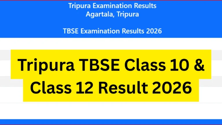 Tripura TBSE Class 10 & Class 12 Result 2026 Out, Tripura Board Madhyamik & HS Scorecard @tbresults.tripura.gov.in 4 Tripura TBSE Class 10 & Class 12 Result 2026
