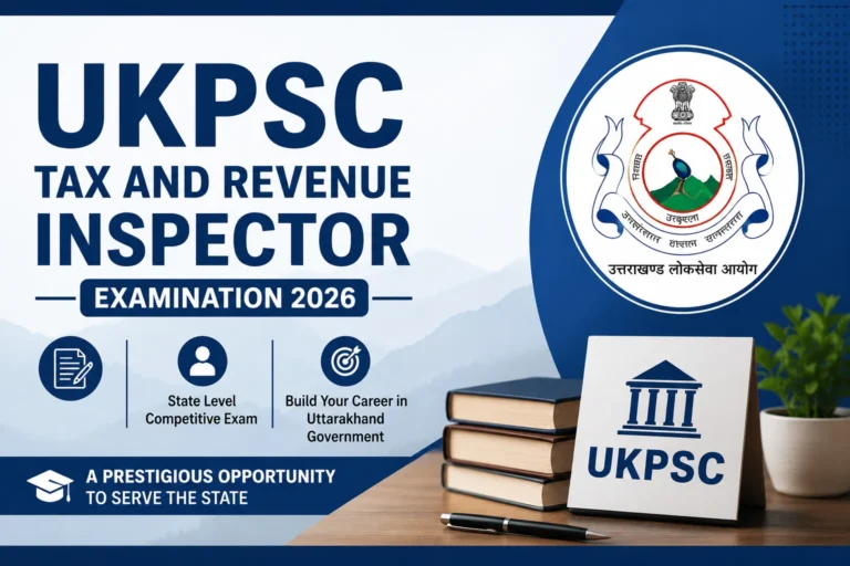 UKPSC Tax & Revenue Inspector Recruitment 2026 Notification Out, Apply Online Begins at pscuk.net.in 35 UKPSC Tax & Revenue Inspector Recruitment 2026 Notification Out, Apply Online Begins at pscuk.net.in