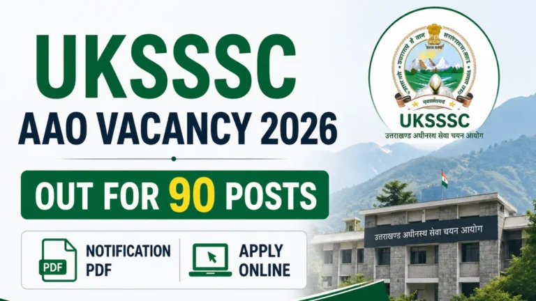 UKSSSC AAO Recruitment 2026 Notification Out for 90 Vacancies- Apply Online 15 UKSSSC AAO Recruitment 2026 Notification Out for 90 Vacancies- Apply Online