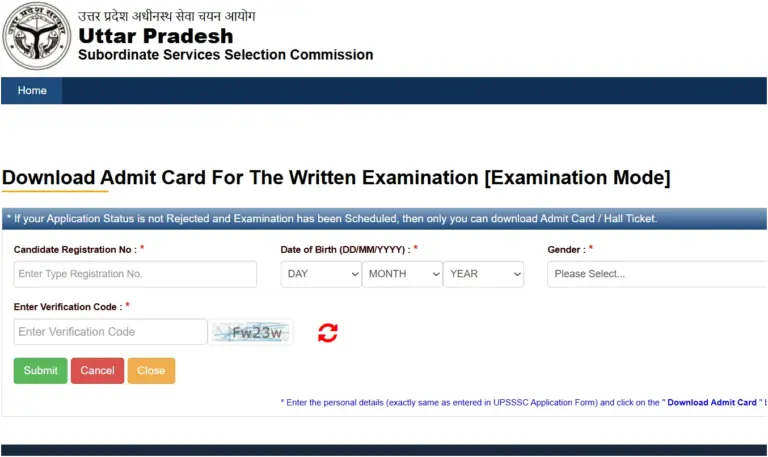 UP PET Admit Card 2026 Out: Download UPSSSC PET Hall Ticket by Exam Date at upsssc.gov.in 13 UP PET Admit Card