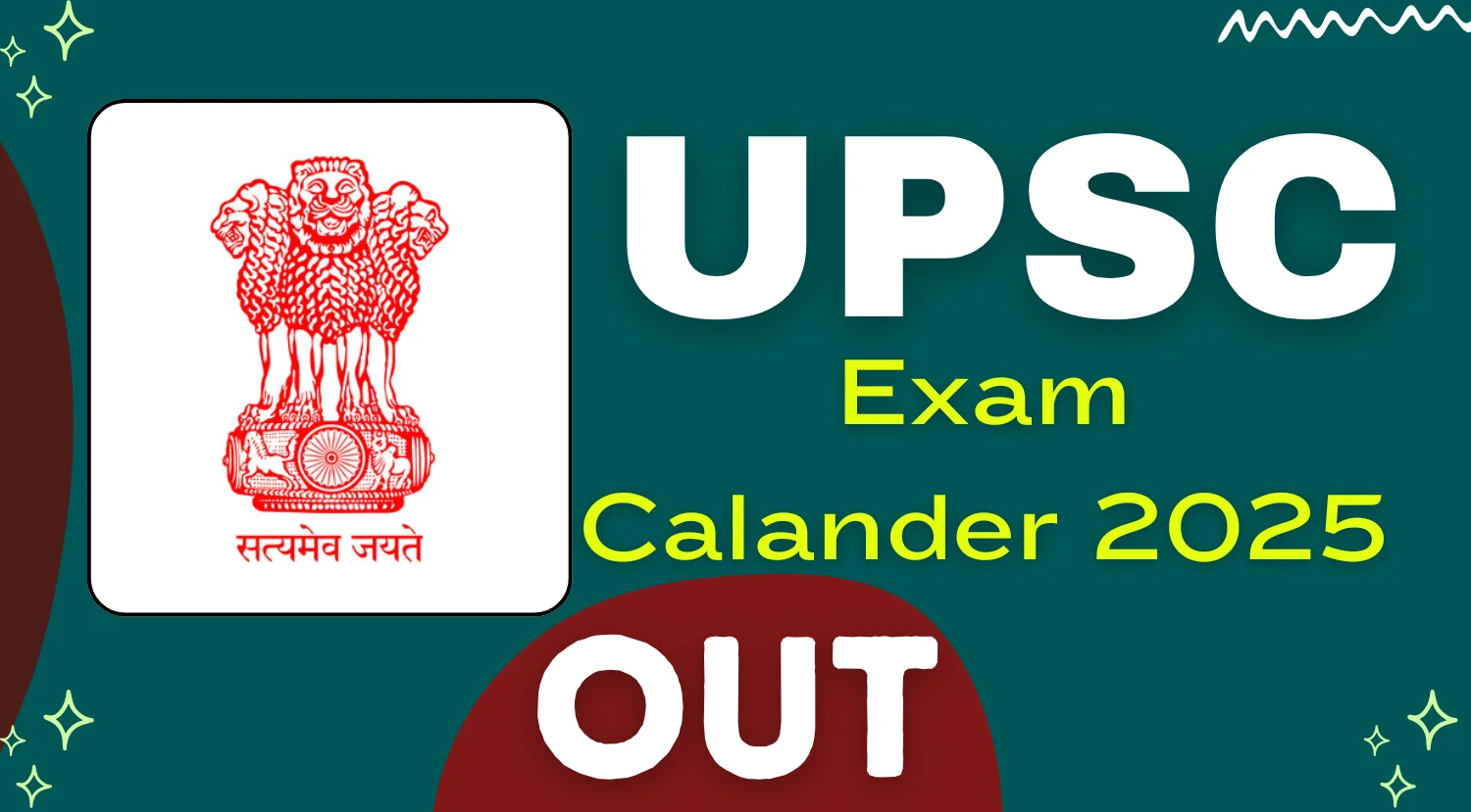 UPSC Calendar 2025 OUT