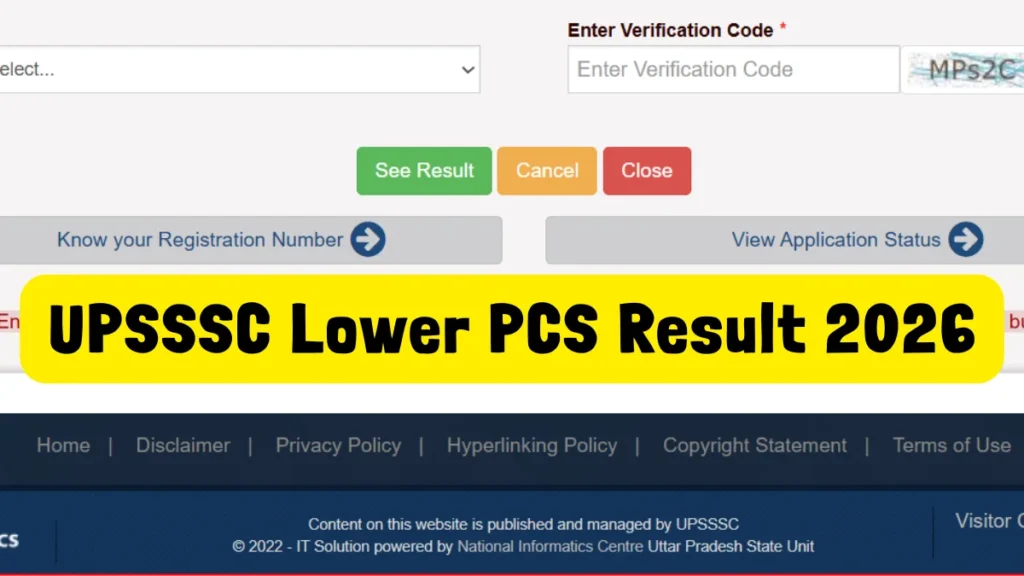 UPSSSC Lower PCS Result 2026 OUT; 100492 Candidates Shortlisted for Main Examination, Check Eligibility Status 1 UPSSSC Lower PCS Result 2026 OUT: 100,492 Candidates Shortlisted for Main Examination, Check Eligibility Status