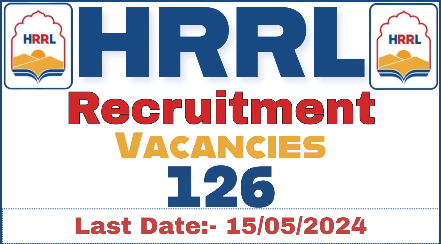 HRRL Recruitment 2024