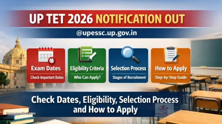 UP TET 2026 Notification Out @upessc.up.gov.in, Check Dates, Eligibility, Selection Process and How to Apply 35 Uttar Pradesh UP TET 2026 Notification