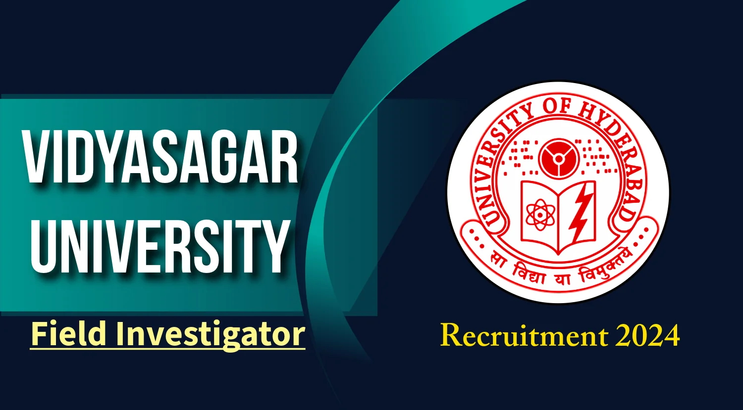 Vidyasagar University Field Investigator Recruitment 2024