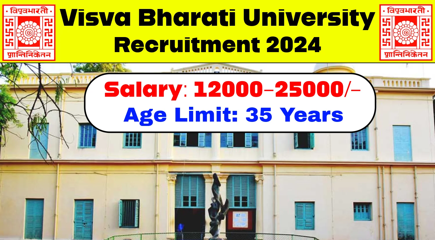 Visva Bharati University Recruitment 2024