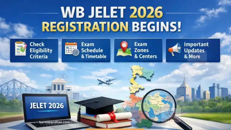 WB JELET 2026 Registration Begins, Check Eligibility, Timetable, Exam Zone and Exam Pattern 37 WB JELET 2026