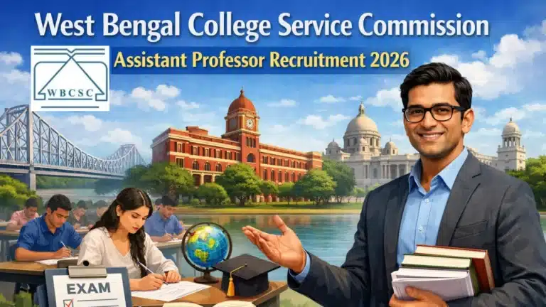 WBCSC Assistant Professor Notification 2026 Out, Check Subject-wise Details, Application Form, and Important Dates 23 WBCSC Assistant Professor Notification 2026