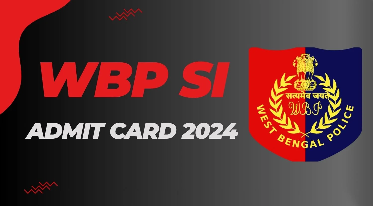 WBP SI Admit Card 2024