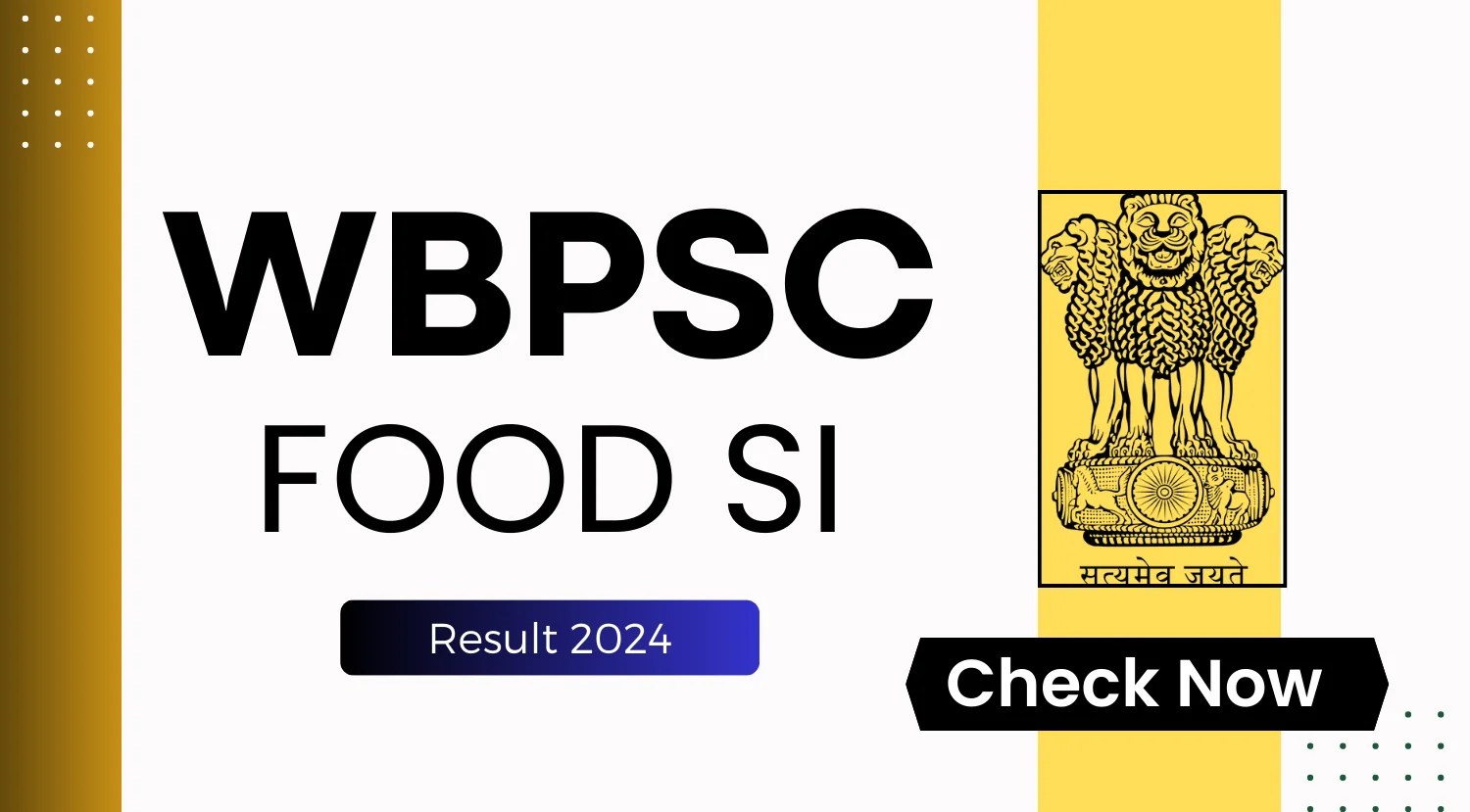 WBPSC FOOD SI Result