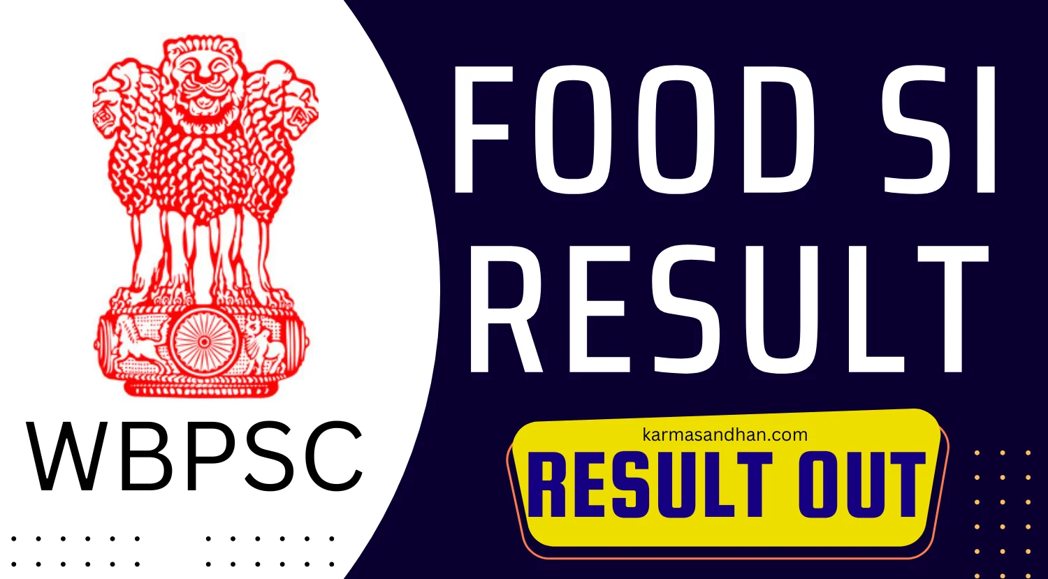 WBPSC FOOD SI Result OUT, Check Result PDF Here Now