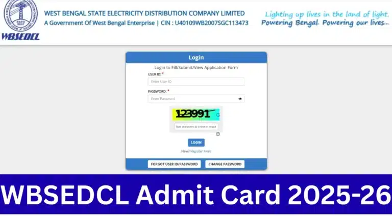 WBSEDCL Admit Card 2025-26 Out for JE and Assistant Manager Posts, Mock Test Link Active 37 WBSEDCL Admit Card 2025-26 Out for JE and Assistant Manager Posts