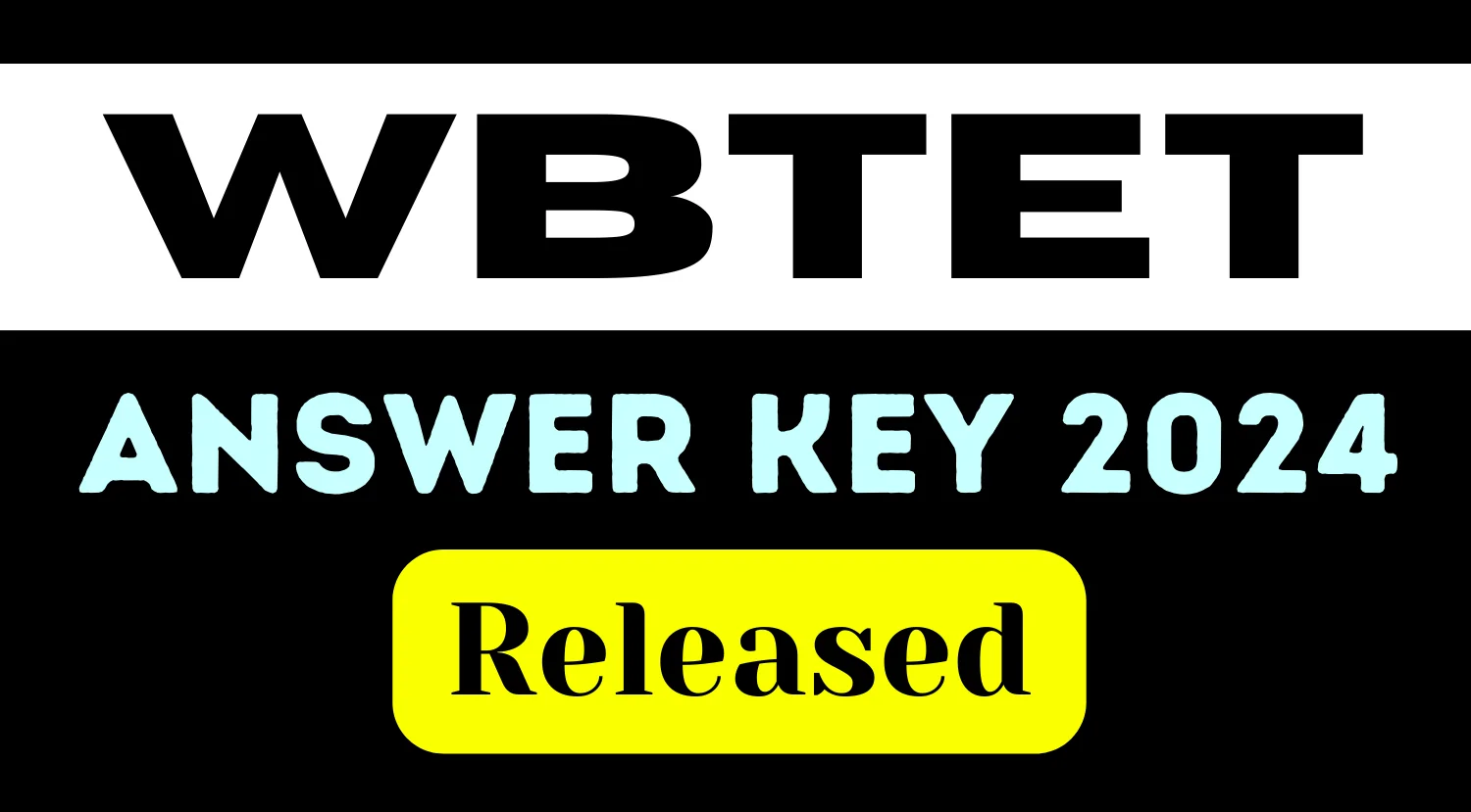 WB TET Answer Key 2024